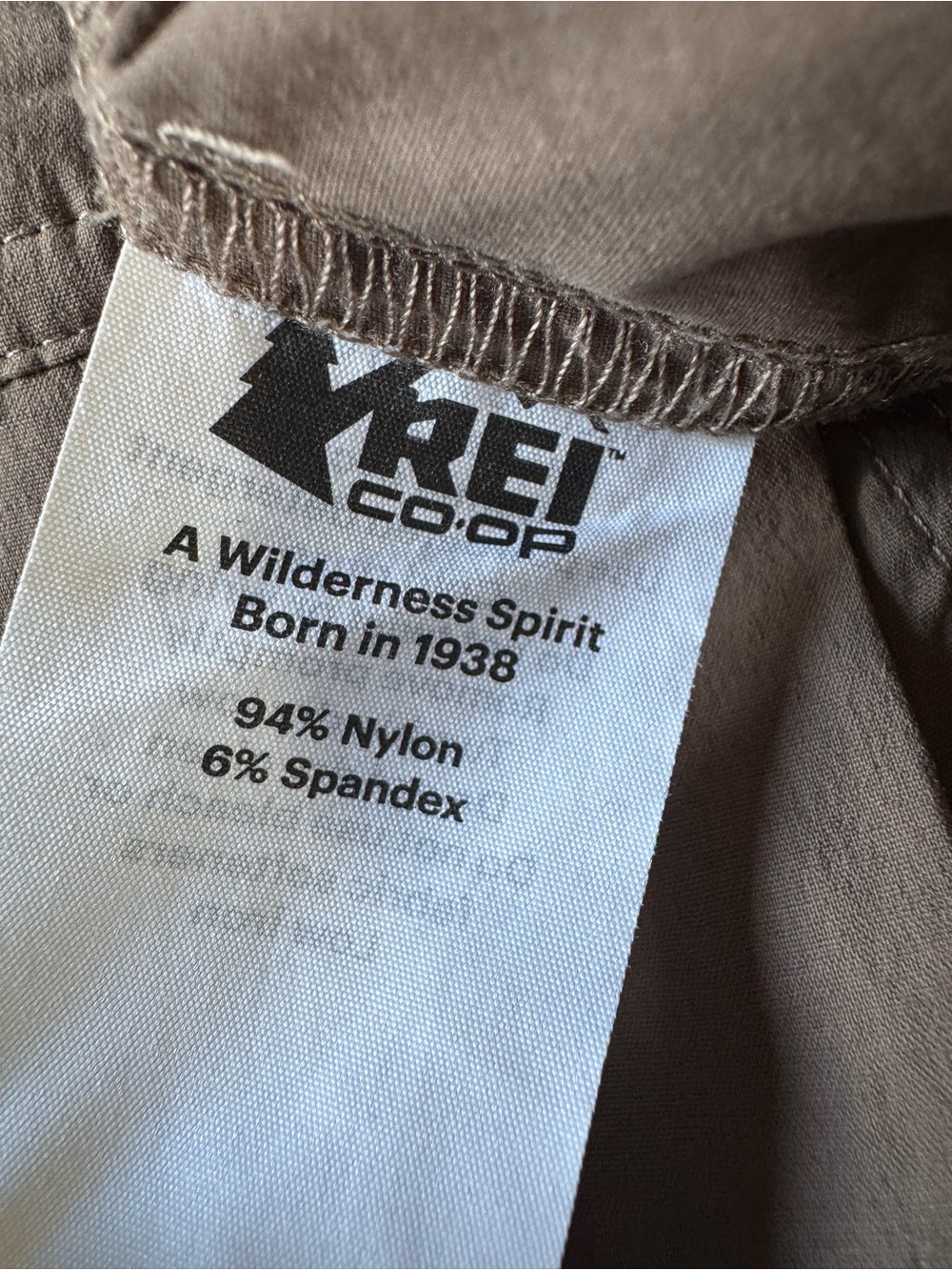 REI Co-op Savanna Trails Pants Brown Hiking Outdoor Nylon Lightweight Size 12 - Picture 12 of 13
